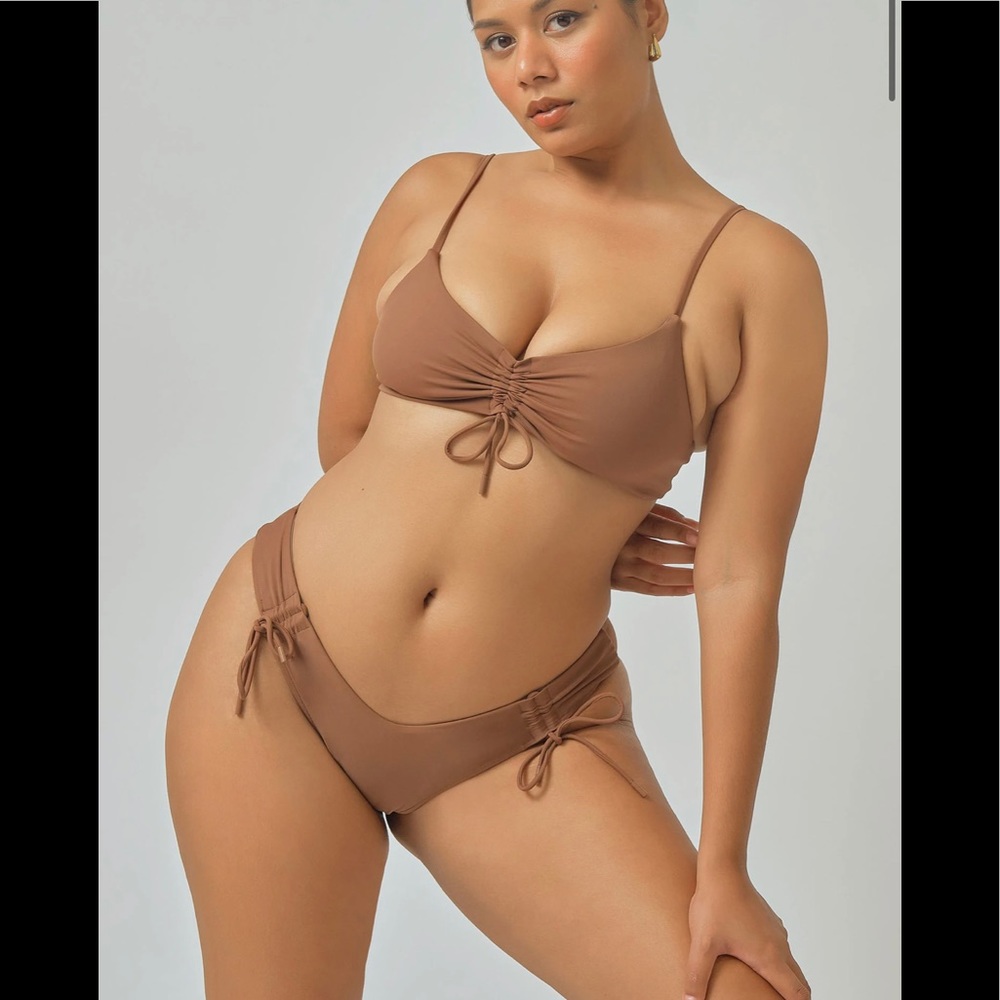 Blackbough Swim - Sophia Cocoa Brown Swimsuit Set (Top/Bottom)